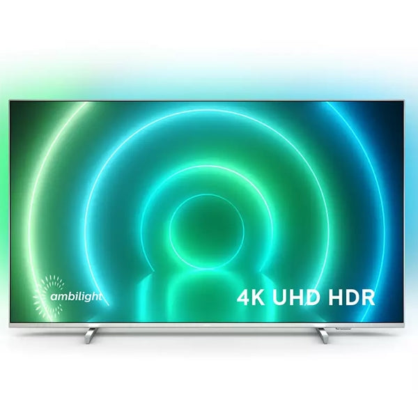 PHILIPS LED TV 65 UHD 4K SMART TV ANDROID AMBILIGHT GRAY 65PUS7956
