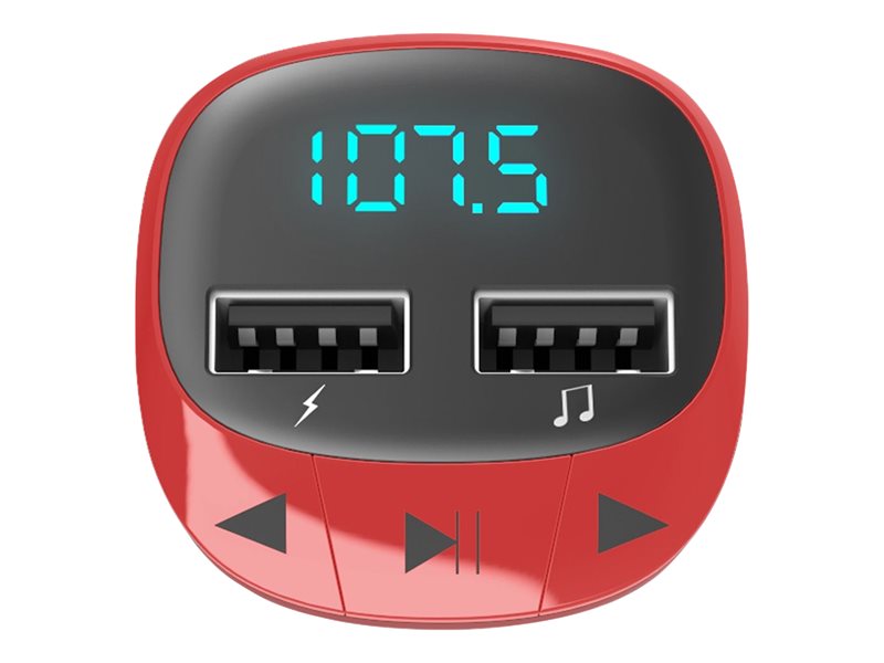 Car Transmitter FM Red