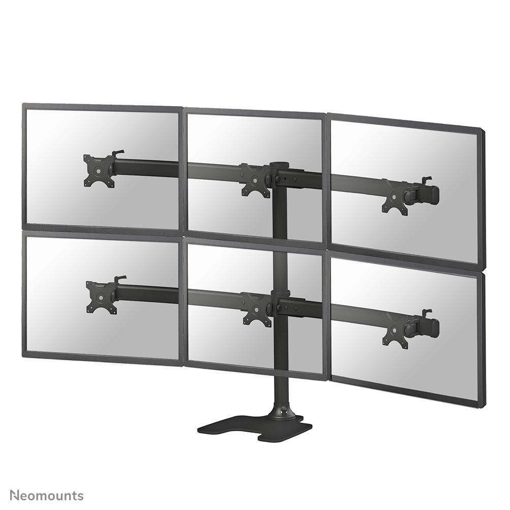 Neomounts by Newstar FPMA-D700DD6 - Platform - for 6 LCD displays - black - screen size: 10"-27" - desktop stand, desktop mountable