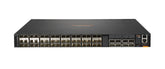 HPE Aruba 8325-48Y8C - Interruptor - L3 - Administrado - 48 x 10/25 Gigabit SFP+ / SFP28 + 8 x 40/100 Gigabit QSFP+ / QSFP28 - fluxo de ar frente para trás - montável em trilho - Compatível com TAA