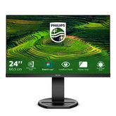 Philips B Line 241B8QJEB - Monitor LED - 24" (23.8" visível) - 1920 x 1080 Full HD (1080p) @ 75 Hz - IPS - 250 cd/m² - 1000:1 - 5 ms - HDMI, DVI-D, VGA, DisplayPort - altifalantes - textura preta