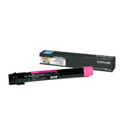 TONER LEXMARK MAGENTA C950 CAPAC EXTRA 22K