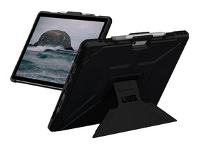 UAG Rugged Case for Microsoft Surface Pro 8 - Metropolis SE Black - Tampa posterior para tablet - resistente - preto - para Microsoft Surface Pro 8