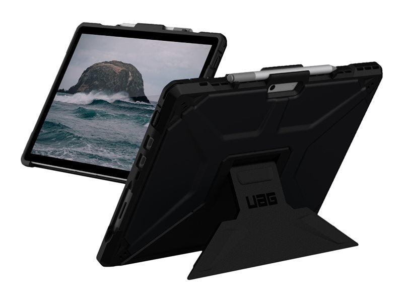 UAG Rugged Case for Microsoft Surface Pro 8 - Metropolis SE Black - Cubierta trasera para tableta - Rugged - Black - para Microsoft Surface Pro 8