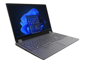 Lenovo ThinkPad P16 Gen 1 21D6 - Design de dobradiças de 180 graus - Intel Core i7 12800HX / 2 GHz - Win 10 Pro 64-bit (inclui Licença Windows 11 Pro) - RTX A3000  - 32 GB RAM - 1 TB SSD TCG Opal Encryption 2, NVMe, Performance - 16" IPS 2560 x 1600