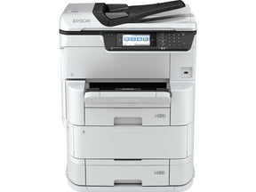 Epson WorkForce Pro WF-C878RDTWF - Impresora multifunción - color - inyección de tinta - A3 (soportes) - hasta 22 ppm (copia) - hasta 24 ppm (impresión) - 835 hojas - 33,6 Kbps - Gigabit LAN, Wi-Fi (n) , USB 3.0, host USB 2.0