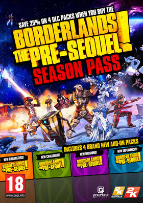 Borderlands The Pre-Sequel! Season Pass - Season Pass - Win - Download