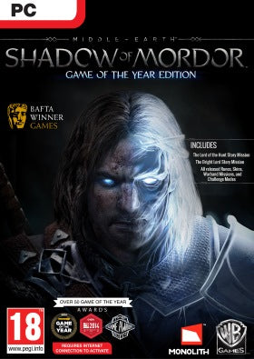 Media-Earth Shadow of Mordor - Juego del año - Ganar - Descargar - Español