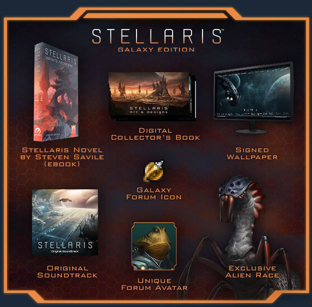 Stellaris - Galaxy Edition - Mac, Win, Linux - ESD - deve ser utilizado numa conta Steam válida - Espanhol