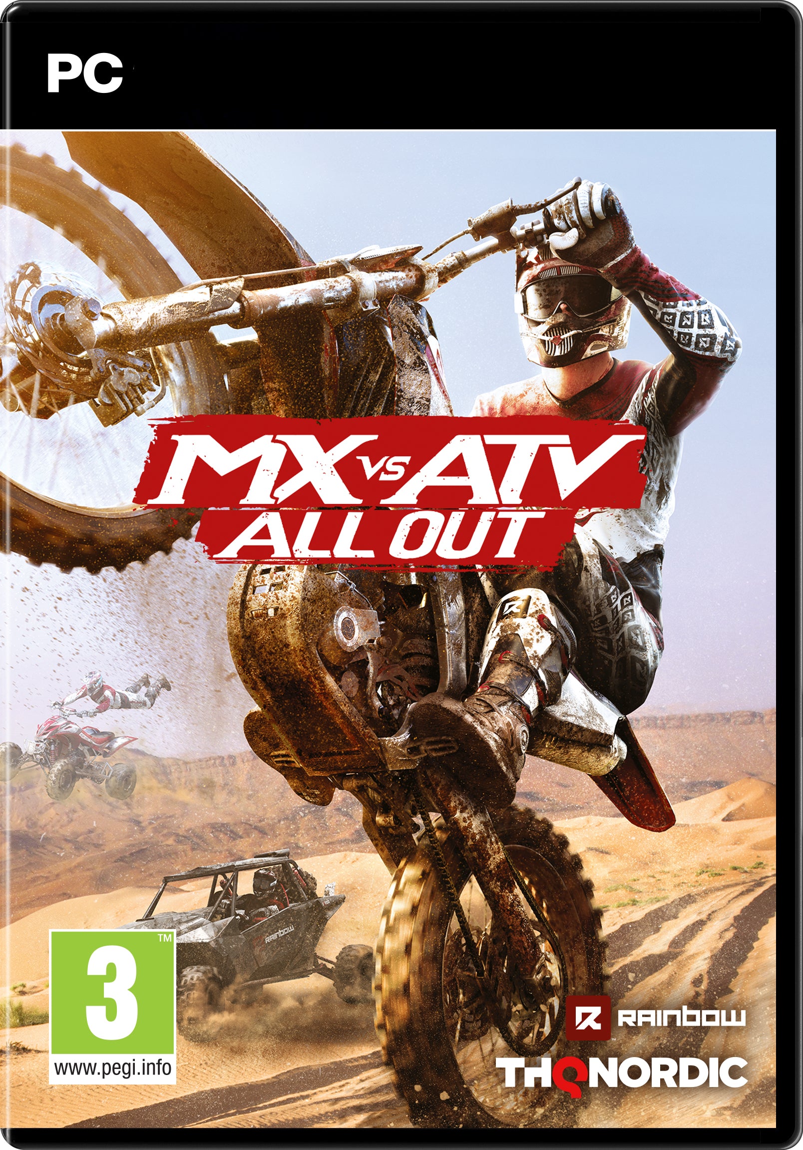 MX vs. ATV All Out - Win - ESD - Activation Key must be used on a valid Steam account - Spanish