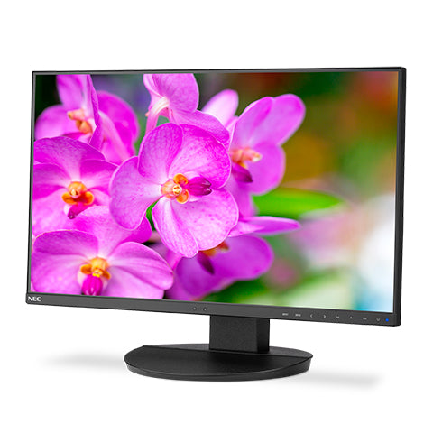 NEC MultiSync EA241F-BK - Monitor LED - 24" (23.8" visível) - 1920 x 1080 Full HD (1080p) - IPS - 250 cd/m² - 1000:1 - 5 ms - HDMI, DVI-D, VGA, DisplayPort - altifalantes - preto