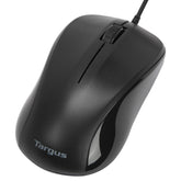 Targus - Mouse - optical - 3 buttons - with cable - USB - black