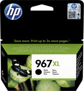 HP 967XL - 68,72 ml - Alto rendimiento - negro - original - cartucho de tinta - para Officejet 9012, 9012e, Officejet Pro 9020, 9022, 9022e, 9023, 9025, 9025e, 9028