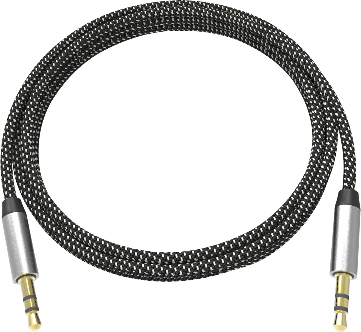 VISION Professional premium-grade stereo mini jack cable - LIFETIME WARRANTY - gold plated - double-insulated - mini jack (M) to mini jack (M) - outer diameter 3.5 mm - 26 AWG - braided - low-friction sheath - anti tangle - aramid to protect from str