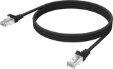 Cable de red Ethernet de instalación profesional VISION - GARANTÍA DE POR VIDA - RJ-45 (M) a RJ-45 (M) - UTP - CAT 6 - 250 MHz - 24 AWG - con bota - 3 m - negro