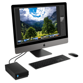 LaCie 1big Dock STHS18000800 - Matriz de disco rígido - 18 TB - 1 baias (SATA-600) - HDD 18 TB x 1 - USB 3.1, Thunderbolt 3 (externo) - com Rescue Data Recovery Service