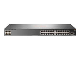 HPE Aruba 2930F 24G 4SFP+ - Interruptor - L3 - Administrado - 24 x 10/100/1000 + 4 x 1 Gigabit / 10 Gigabit SFP+ (ligação ascendente) - montável em trilho (JL253A#ABB)