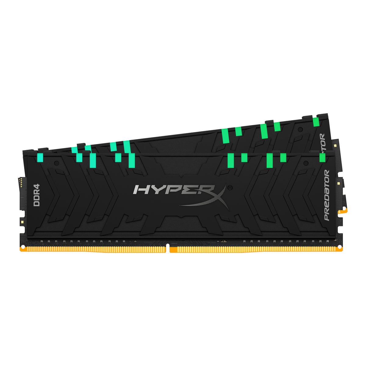 HyperX Predator RGB - DDR4 - kit - 32 GB: 2 x 16 GB - 288-pin DIMM - 3600 MHz / PC4-28800 - CL17 - 1.35 V - unbuffered - no ECC - black