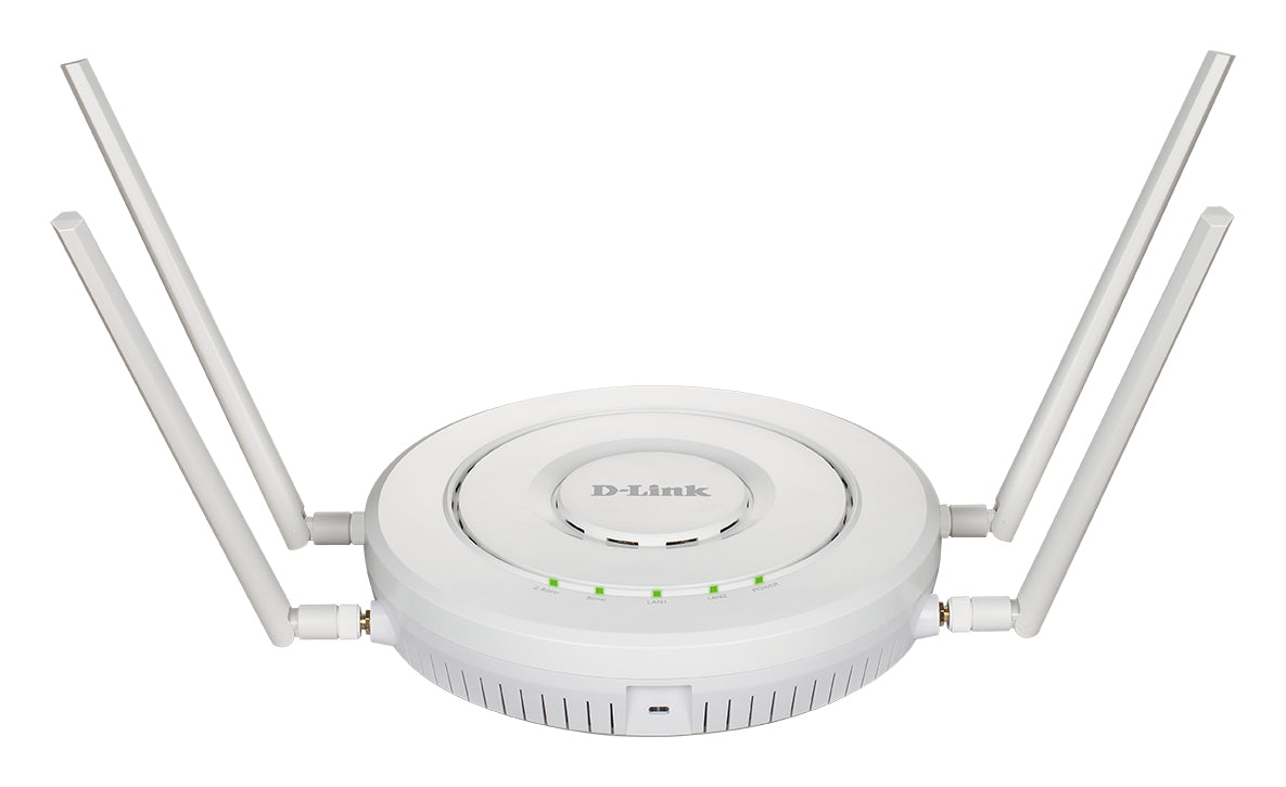 D-Link Unified AC Wave 2 DWL-8620APE - Wireless Access Point - Wi-Fi 5 - 2.4GHz (1 band) / 5GHz (2 bands) - DC powered