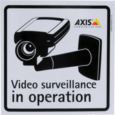 AXIS Surveillance Sticker - Labels (pack of 10)