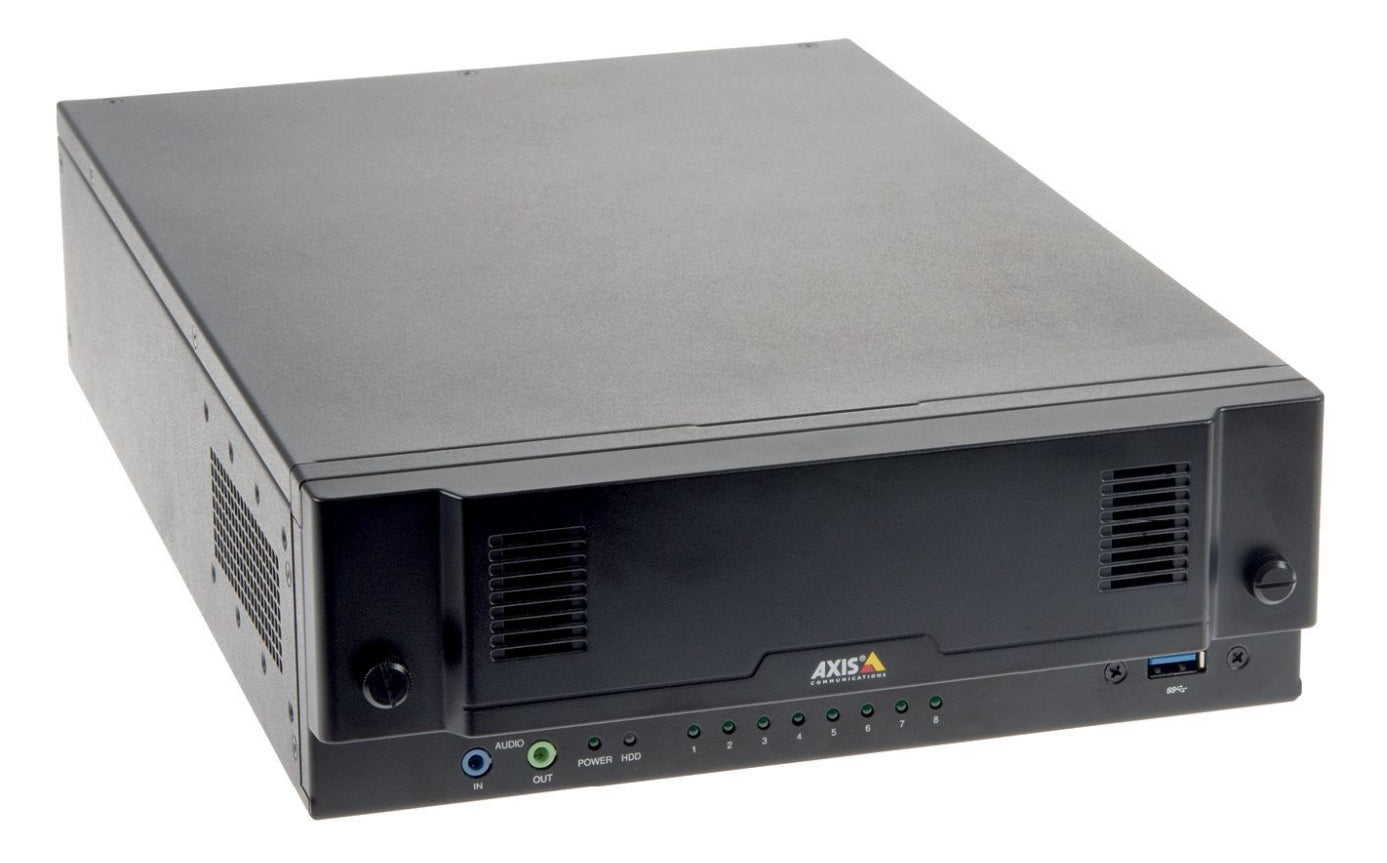 AXIS Camera Station S2208 - NVR - 8 canais - 1 x 4 TB - 4 TB - Em rede - montável em bastidor