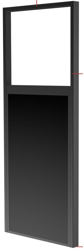 Peerless-AV SmartMount Soporte de techo DS-OM46ND-CEIL - Soporte - para pantalla LCD - negro mate - tamaño de pantalla: 46" - montaje en techo - para Samsung OM46N-D