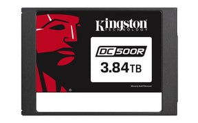 Kingston Data Center DC500R - SSD - encriptado - 3840 GB - interna - 2.5" - SATA 6Gb/s - AES - Self-Encrypting Drive (SED)