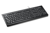 Kensington ValuKeyboard - Teclado - USB - Francês - preto