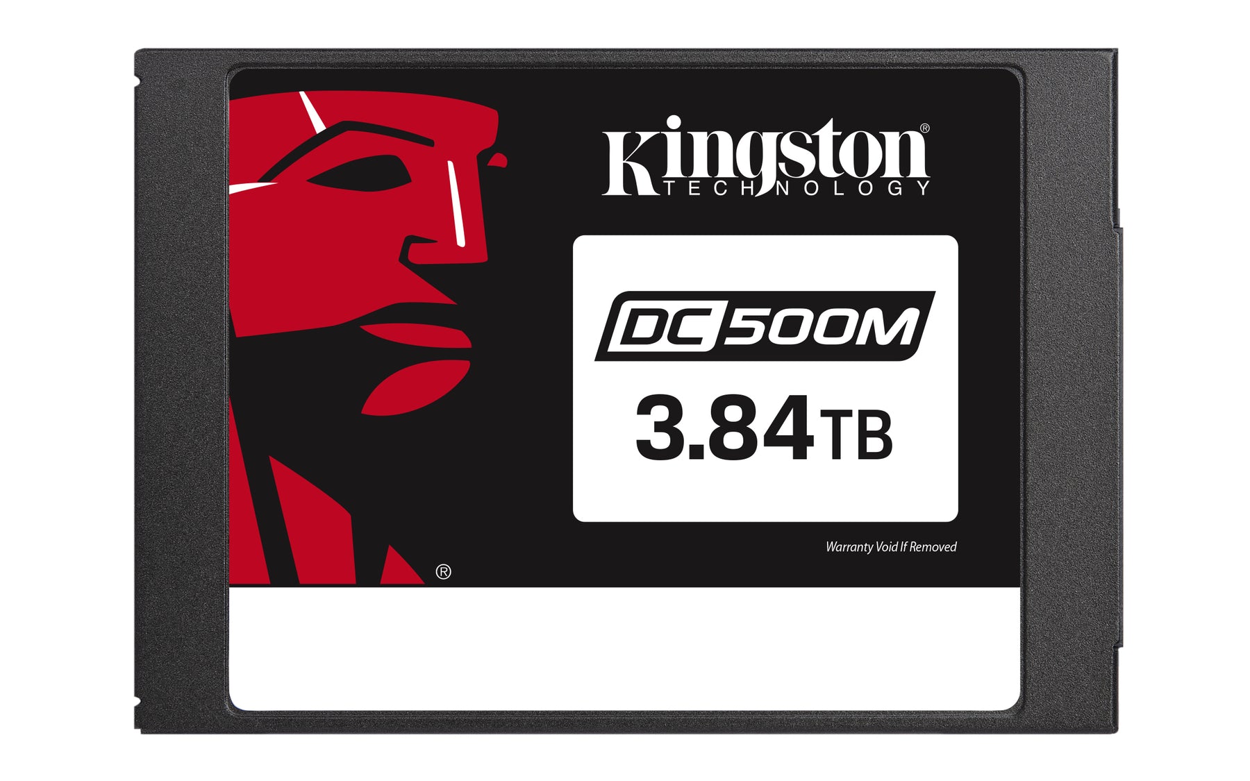 Kingston Data Center DC500M - SSD - encrypted - 3.84TB - internal - 2.5" - SATA 6Gb/s - 256-bits AES - Self-Encrypting Drive (SED)