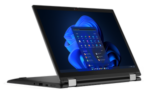 Lenovo ThinkPad L13 Yoga Gen 3 21B5 - Inverted Design - Intel Core i7 1255U / 1.7GHz - Win 10 Pro 64-bit (includes Windows 11 Pro License) - Iris Xe Graphics - 16 GB RAM - 512 GB SSD TCG Opal Encryption 2, NVMe - 13.3" IPS touch screen 1920 x 1200 -