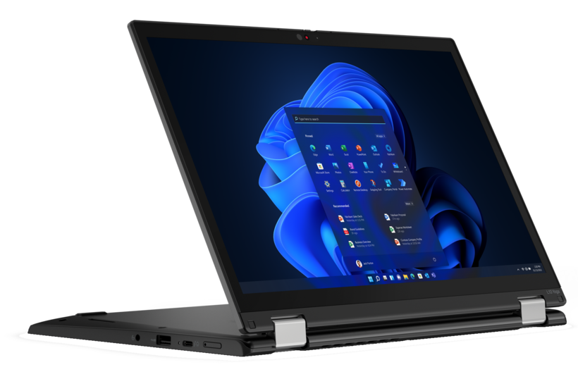 Lenovo ThinkPad L13 Yoga Gen 3 21B5 - Design invertido - Intel Core i7 1255U / 1.7 GHz - Win 10 Pro 64-bit (inclui Licença Windows 11 Pro) - Iris Xe Graphics - 16 GB RAM - 512 GB SSD TCG Opal Encryption 2, NVMe - 13.3" IPS ecrã de toque 1920 x 1200 -