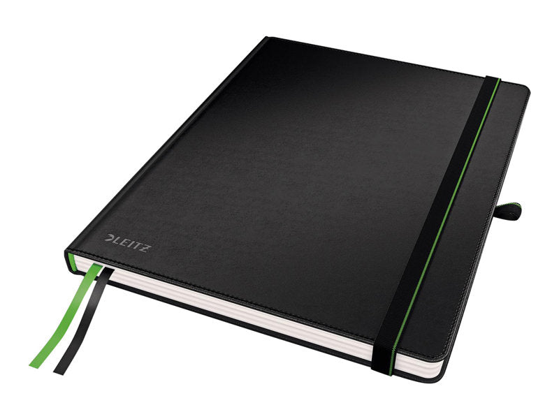 Leitz Complete - Notepad - hardcover binding - 80 sheets - ivory paper - square - black cover (44730095)