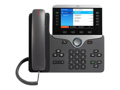 Cisco IP Phone 8841 - Teléfono VoIP - SIP, RTCP, RTP, SRTP, SDP - 5 líneas (CP-8841-K9=)