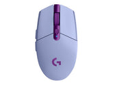 Logitech G G305 - Ratón - óptico - 6 botones - inalámbrico - LIGHTSPEED - receptor USB inalámbrico - lila (910-006022)