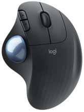 Logitech ERGO M575 for Business - Trackball - right - optical - 5 buttons - wireless - Bluetooth - Logitech Logi Bolt USB receiver - graphite