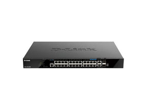 SWITCH D-LINK 20 PUERTOS GE POE + 4 PUERTOS 2.5 GE POE + 2 PUERTOS 10GE + 2 SFP+ SMART