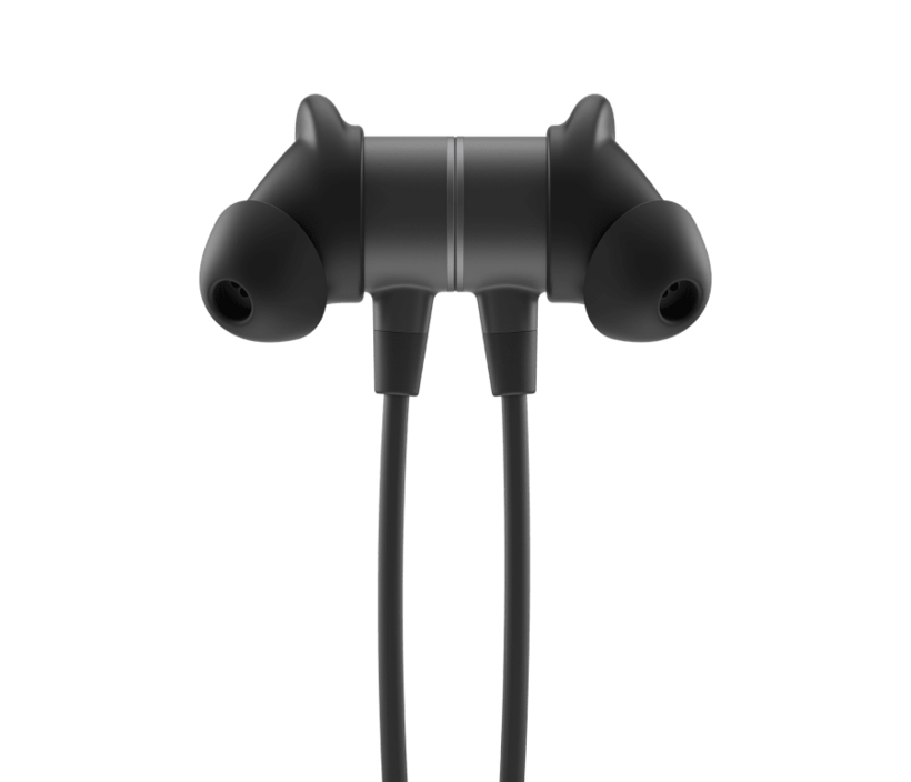 Logitech Zone Wired Earbuds - Headphones - In-Ear - With Cable - 3.5mm Jack - Noise Isolation - Graphite - Certified for Microsoft Teams