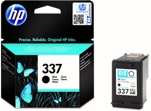 HP 337 - 11 ml - preto - original - tinteiro - para Officejet 100, 150, 63XX, H470, K7103, Photosmart 25XX, C4170, C4173, C4175, C4193, C4194