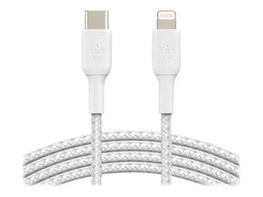 Belkin BOOST CHARGE - Cable Lightning - USB-C Macho a Lightning Macho - 1 m - Blanco - USB Power Delivery (18W) - para Apple iPad/iPhone/iPod (Lightning) (CAA004BT1MWH)