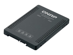 QNAP QDA-A2MAR - Invólucro interno RAID - 2,5" para 2 x M.2 - RAID (expansão de disco rígido) 0, 1, JBOD - SATA 6Gb/s (QDA-A2MAR)