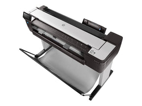 HP DesignJet T830 - 24" multifunction printer - color - inkjet - 610 x 2770 mm (original) - Roll (61 cm) (media) - up to 0.43 min/page (print) - 1 roll - Gigabit LAN, Wi-Fi(n), USB host