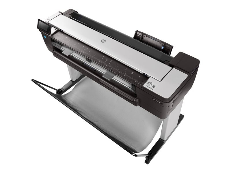 HP DesignJet T830 - 24" impressora multi-funções - a cores - jacto de tinta - 610 x 2770 mm (original) - Rolo (61 cm) (media) - até 0.43 min/ página (impressão) - 1 rolo - Gigabit LAN, Wi-Fi(n), host USB