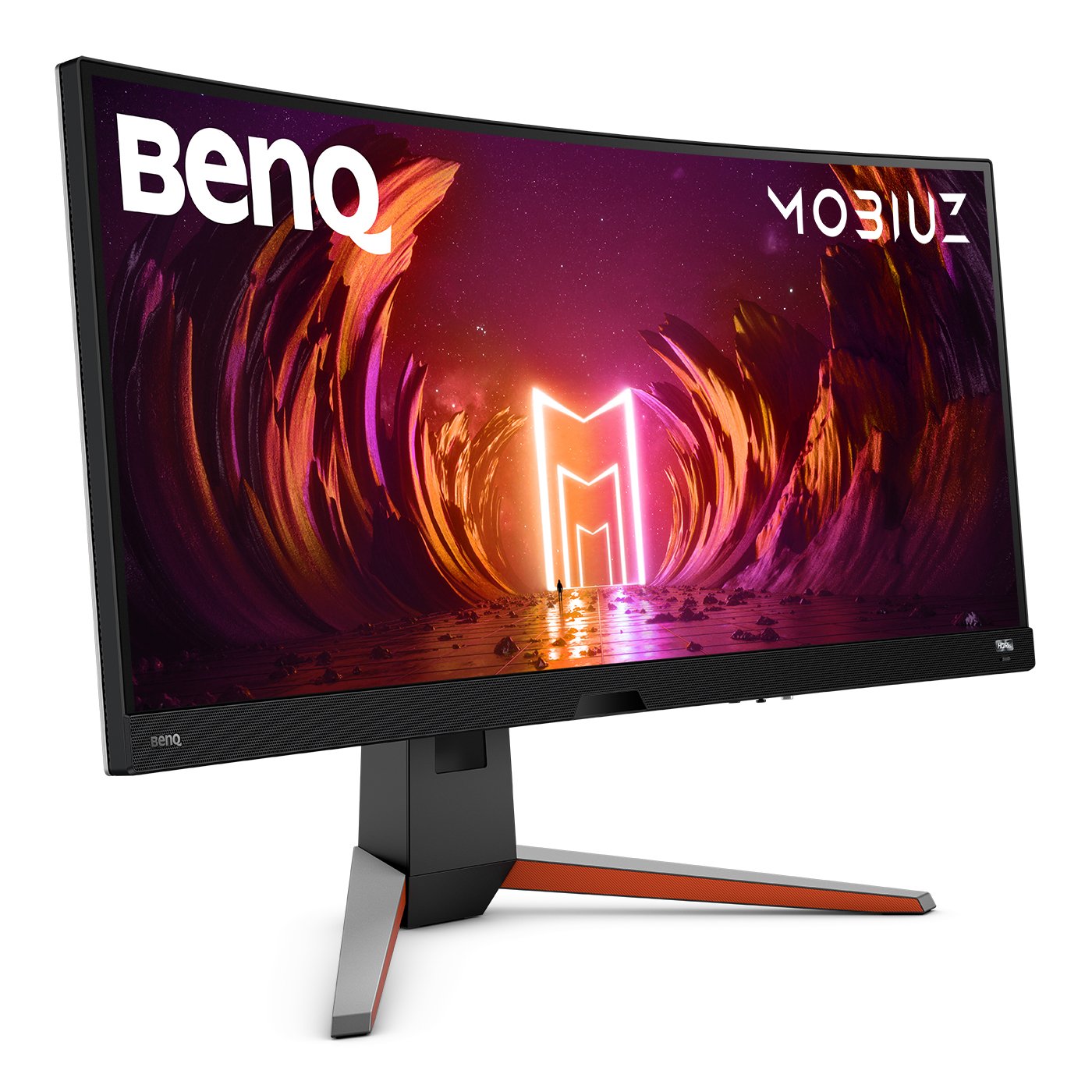 BenQ Mobiuz EX3415R - LCD Monitor - Curved - 34" - 3440 x 1440 UWQHD @ 144Hz - IPS - 1000:1 - 1ms - 2xHDMI, DisplayPort - Gray