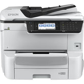 Epson WorkForce Pro WF-C8690DWF - Multifunction printer - color - inkjet - A3 (media) - up to 22 ppm (copy) - up to 24 ppm (print) - 335 sheets - 33.6 Kbps - Gigabit LAN, USB host, NFC, USB 3.0, USB 2.0 host, Wi-Fi(ac)