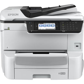 Epson WorkForce Pro WF-C8690DWF - Impresora multifunción - color - inyección de tinta - A3 (soportes) - hasta 22 ppm (copia) - hasta 24 ppm (impresión) - 335 hojas - 33,6 Kbps - LAN Gigabit, host USB, NFC, USB 3.0, anfitrión USB 2.0, Wi-Fi (CA)