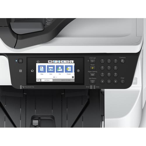 Epson WorkForce Pro WF-C8690DTWF - Impresora multifunción - color - inyección de tinta - A3 (soportes) - hasta 22 ppm (copia) - hasta 24 ppm (impresión) - 835 hojas - 33,6 Kbps - LAN Gigabit, host USB, NFC, USB 3.0, anfitrión USB 2.0, Wi-Fi (CA)