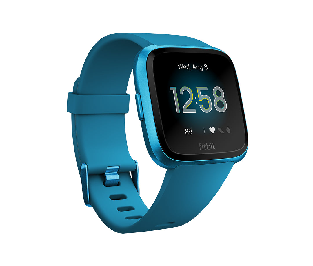 Fitbit Versa - Lite Edition - azul marina - relógio inteligente Com banda - silicone - azul marina - tamanho da banda: S/L - Bluetooth - 40 g