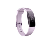 Fitbit Inspire HR - Black - activity tracker With band - silicone - lilac - band size: S/L - monochrome - Bluetooth - 20g