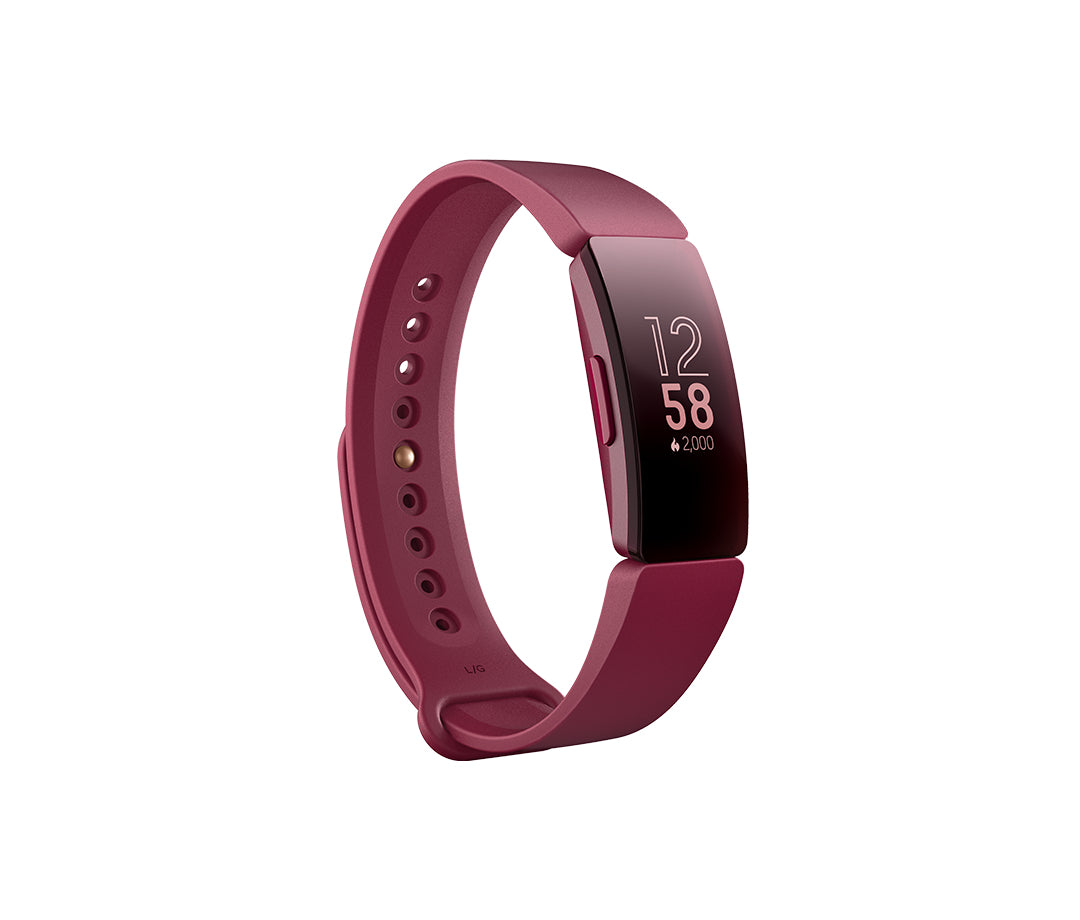 Fitbit Inspire - Activity Tracker With Band - Elastomer - Bleed - Band Size: S/L - Monochrome - Bluetooth - 20g