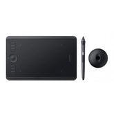 Wacom Intuos Pro Small - Digitalizador - destros e canhotos - 16 x 10 cm - multi-toque - eletromagnético - 6 botões - sem fios, com cabo - Bluetooth, USB 2.0 - preto